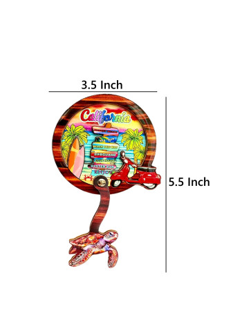 3D California Marine Life Dangling Souvenir Magnet – Assorted Designs