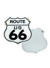 Classic Route 66 Shield Hanging Sign