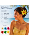Hawaiian Foam Plumeria Flower Hair Clip