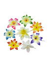 Tropical Orchid Flower Hair Sticks – Assorted Colors