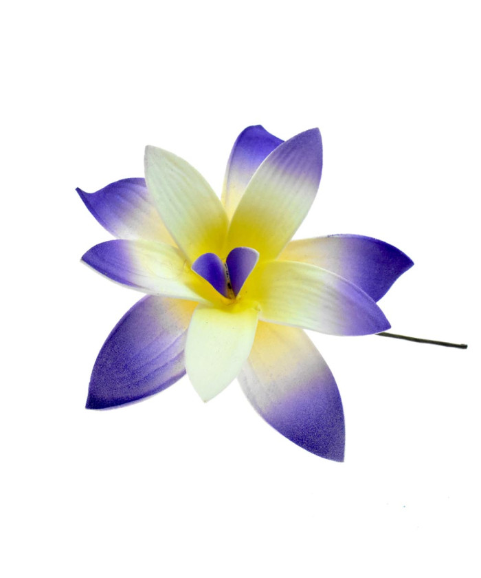 Tropical Orchid Flower Hair Sticks – Assorted Colors
