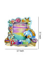 3D California Coastal Marine Life Magnet with Moving Glitter Sand – Assorted Designs