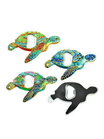 Sea Turtle Bottle Opener Magnet 
