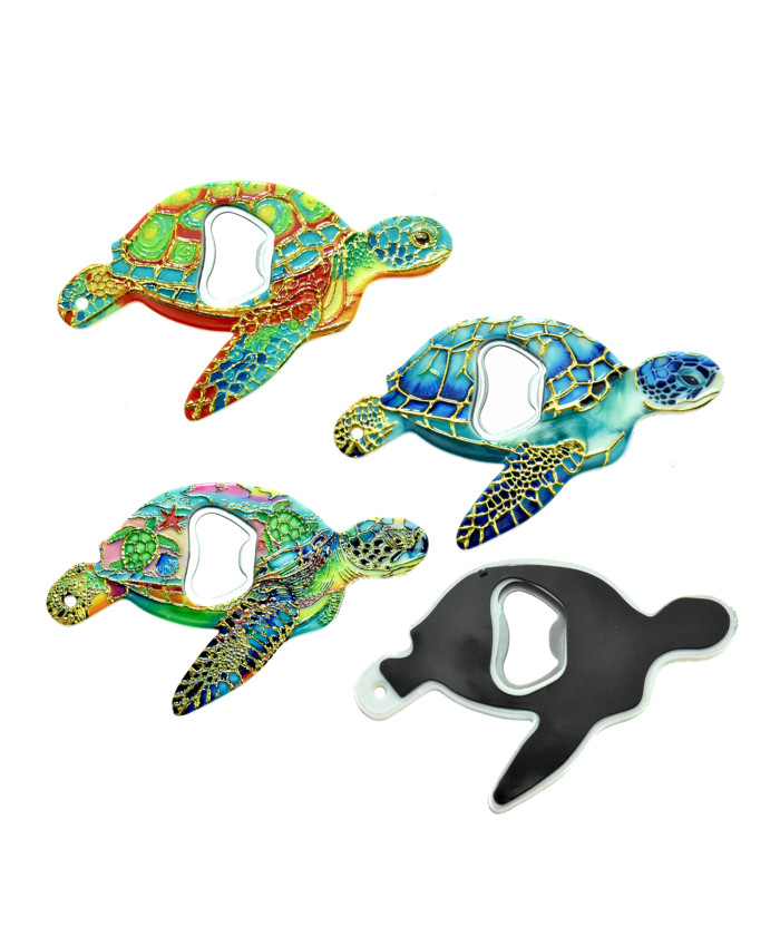 Sea Turtle Bottle Opener Magnet 