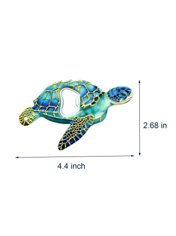 Sea Turtle Bottle Opener Magnet 
