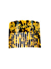 Samoa Hibiscus Tortoise Shell Hair Comb – 3.9" x 3.3"