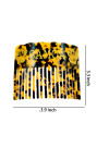 Samoa Hibiscus Tortoise Shell Hair Comb – 3.9" x 3.3"