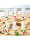 Adjustable Plumeria Flower Beaded Anklet – 6 Assorted Colors