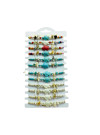 Adjustable Sea Turtle & Shell Beaded Bracelet – Assorted Colors