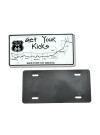 Route 66 Get Your Kicks Map Metal Mini License Plate Magnet