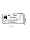 Route 66 Get Your Kicks Map Metal Mini License Plate Magnet