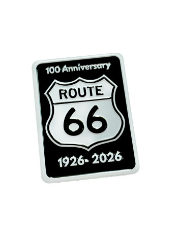 Route 66 100th Anniversary 1926–2026 Shield Metal Magnet